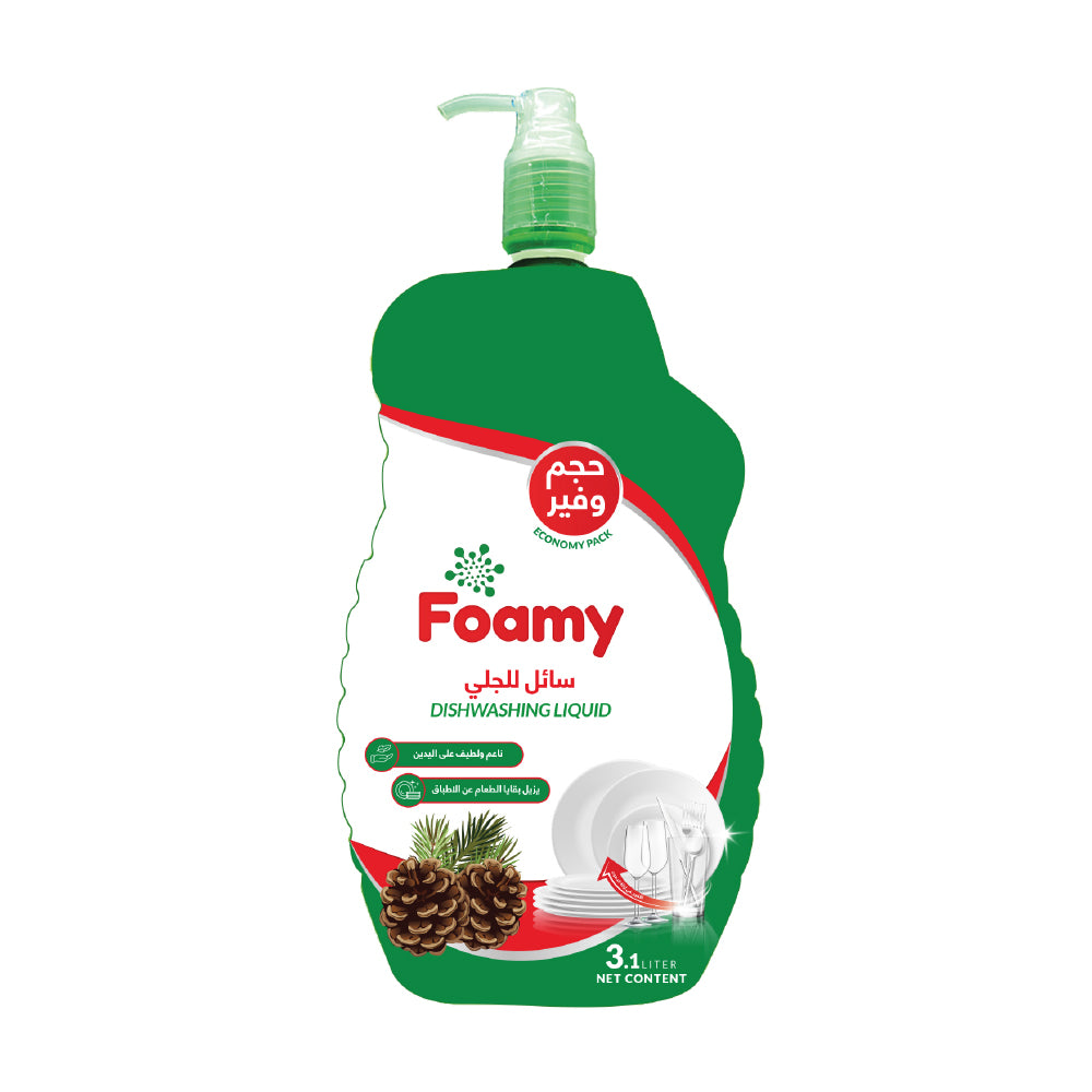 Dishwashing Liquid Pine 3L- سائل غسل الصحون برائحة الصنوبر 3 لتر