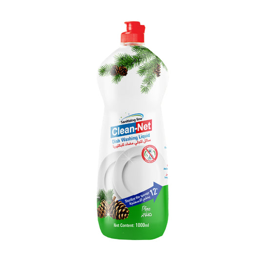 Clean-net Dish Washing Cleaner 1l- منظف غسيل الصحون كلين-نت 1 لتر