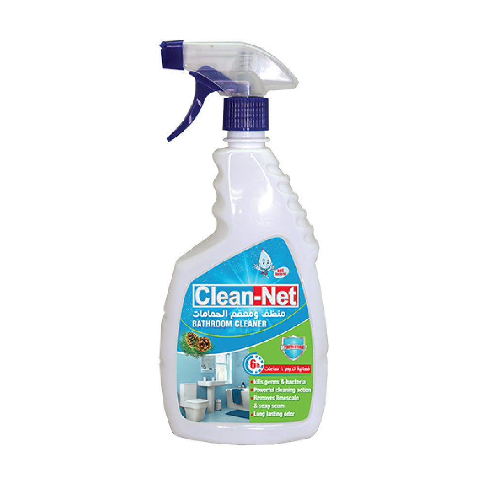 Clean-net Bathroom Cleaner Antibac 1L-منظف حمامات كلين-نت مضاد للبكتيريا 1 لتر