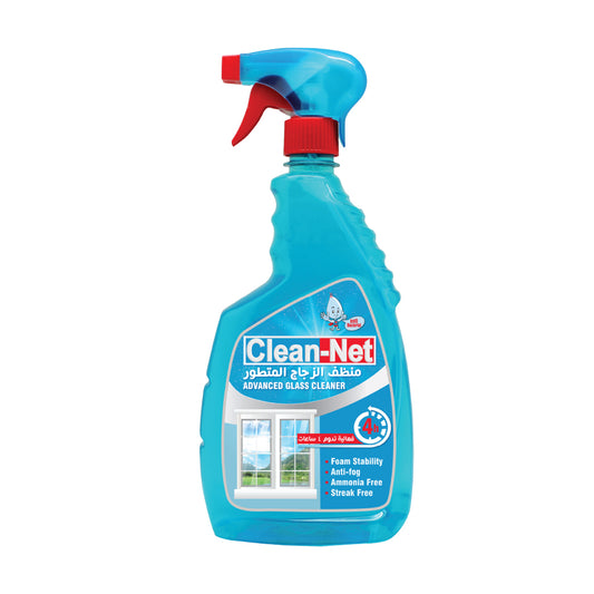 Clean Net Glass Cleaner 1L - منظف زجاج كلين نت 1 لتر