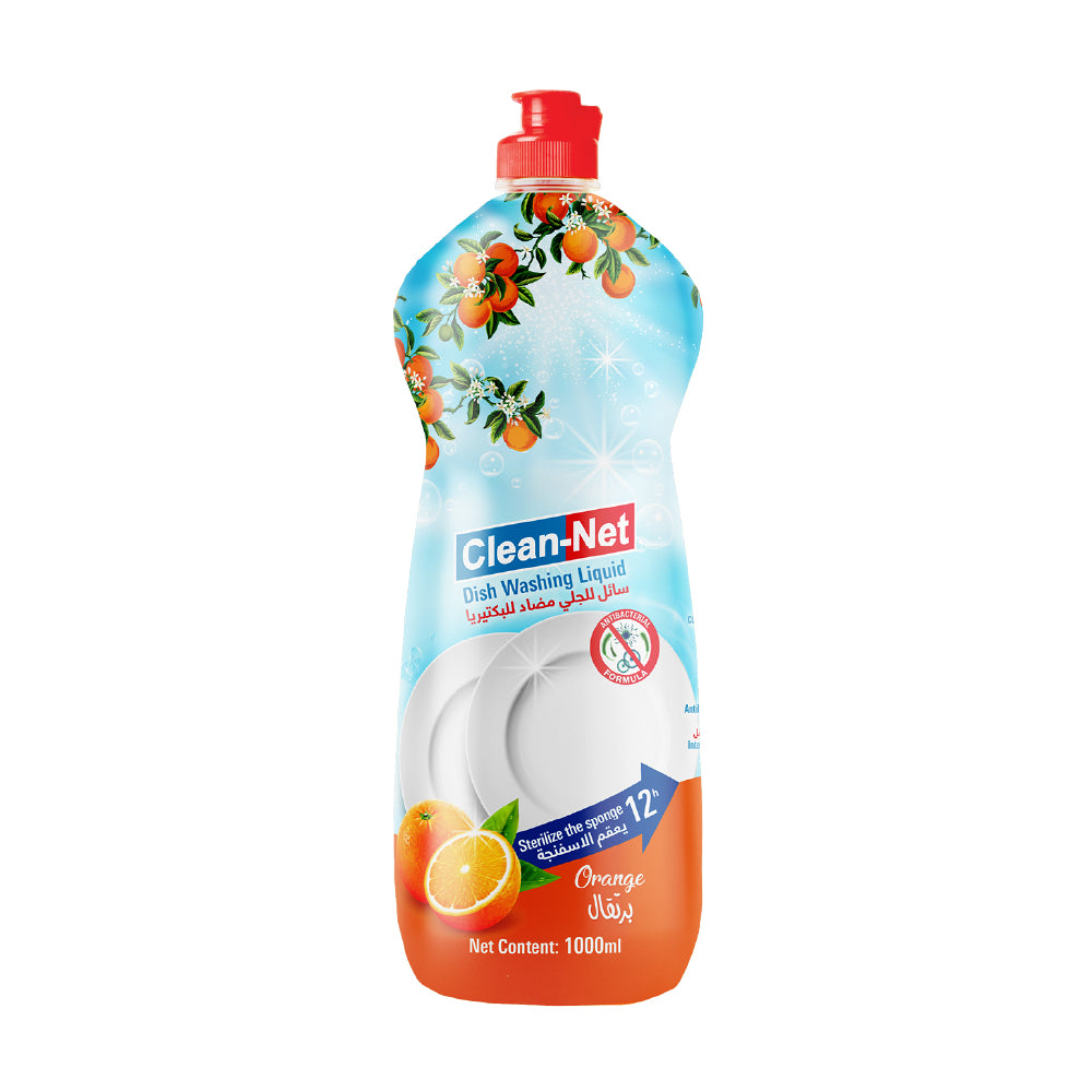 Clean-net Dish Washing Cleaner 1l- منظف غسيل الصحون كلين-نت 1 لتر